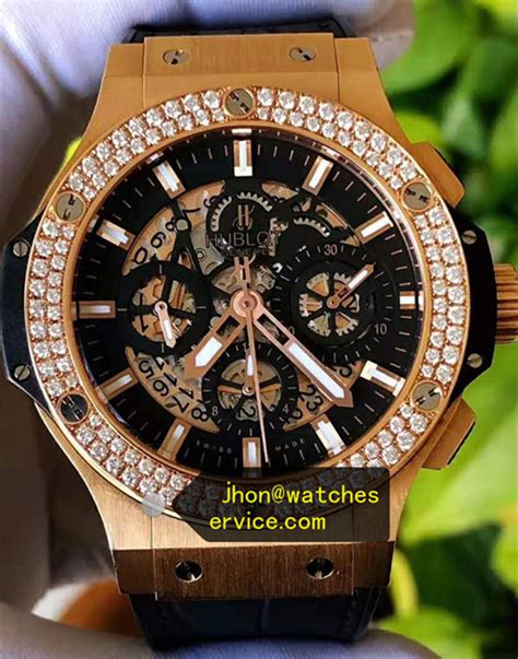 black diamond hublot watch replica|fake hublot watches.